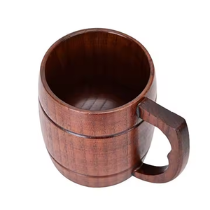 Excellentes tasses en bois écologiques et faites à la main pour boisson chaude Tasses en bois durables avec poignée disponibles à un prix abordable - Product Image 1