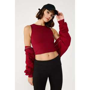 เสื้อเบลาส์ผู้หญิง คอกลม แขนสั้น ผ้าชีฟองถัก ทรงปกติ ใส่สบาย สำหรับฤดูใบไม้ผลิและฤดูใบไม้ร่วง ไซส์ XL - Product Image 2