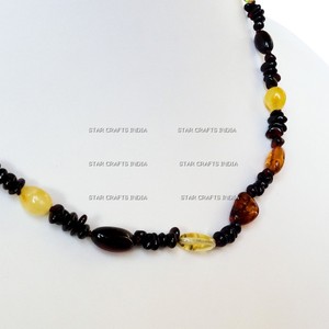 Producto más vendido de collar de resina y madera de alta calidad del fabricante indio disponible a granel - Product Image 4