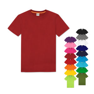 Camisetas Cuello redondo Detalle de color dentro del cuello Pantalones cortos Manga Algodón en blanco 100% Durabilidad transpirable Personalizado Alta calidad 160 GMS - Product Image 3