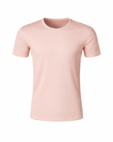 T-shirt pour homme à col rond, prix d'usine, promotion, 180 GSM, mélange coton et polyester, logo personnalisé vierge