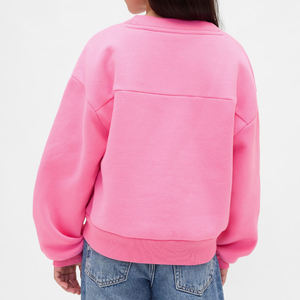Sudaderas Personalizadas de Alta Calidad con Cuello en V para Niñas, Colección de Invierno, Transpirables y Ecológicas, en Tendencia - Product Image 3