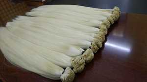 Extensions de cheveux crus du temple indien naturel non transformé les mieux notés à la main - Product Image 3