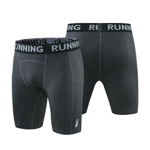 Short personnalisé pour homme leggings de compression en polyester spandex à séchage rapide - Product Image 4