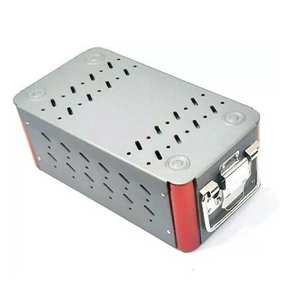 Orthopedic <b>empty</b> aluminium case <b>box</b> for 45 mm cortical screw storage surgical instrument container - Product Image 5