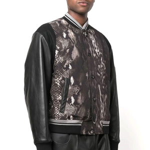 OEM Custom Winter Wool Chenille Embroidery Lettermen Vintage Varsity College <b>Jacket</b> for Men University Letterman - Product Image 3