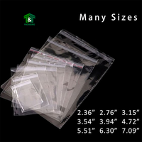 Sacs en plastique refermables en polypropylène transparent sac postal transparent sac plat avec adhésif de la société Vietnam