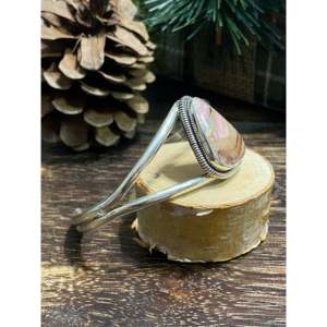 Wydell Billie Rhodochrosite <b>Sterling</b> <b>Silver</b> <b>Cuff</b> <b>Bracelet</b> - Product Image 3