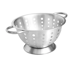 Home Basics Deep Kitchen Stainless Steel <b>Colander</b> Basin Set Quality Fruit Vegetable Rice <b>Strainer</b> Sink Tea Washing Quality Home - Product Image 4