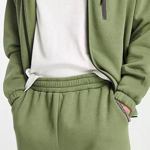 ชุดวอร์มผ้าคอตตอนมีฮู้ดสำหรับผู้ชายพิมพ์ลายแบบสตรีทเทอร์รี่ - Product Image 2