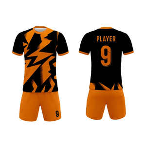 ชุดเสื้อฟุตบอลโพลีเอสเตอร์100% ชุดการฝึกซ้อมทีมฟุตบอลสีเขียวระบายอากาศได้ดีแห้งเร็วใส่สบาย - Product Image 6