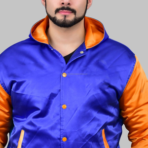 Vente en gros OEM vestes universitaires en satin de soie de haute qualité nouveauté veste de baseball personnalisée à la mode pour l'extérieur et l'école secondaire - Product Image 2