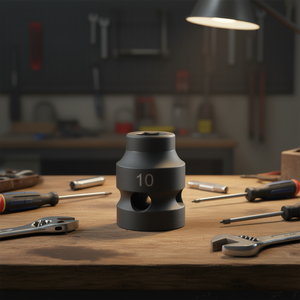 Facom 1/2'' Metric Hexagonal Stubby <b>Impact</b> <b>Socket</b> - Product Image 3