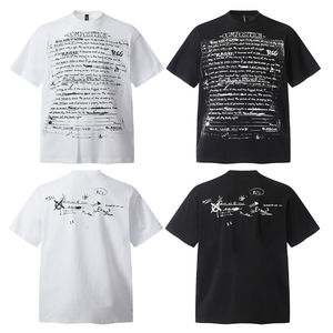 เสื้อยืดแขนสั้นสำหรับผู้ชายเสื้อยืดผ้าฝ้ายฟอกสี100% ออกแบบได้ตามต้องการสำหรับฤดูร้อน - Product Image 1