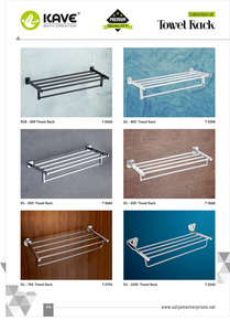 Porte-serviettes mural en acier inoxydable de 24 pouces porte-serviettes de salle de bain durable, antirouille, élégant et moderne - Product Image 3