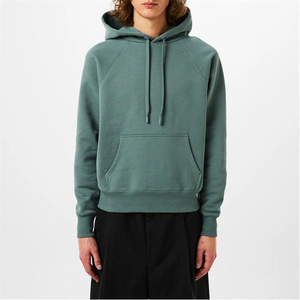 Pull à capuche pour hommes mode sweat à capuche solide avec finition propre unisexe sweat à capuche décontracté avec poches kangourou pour la vie quotidienne - Product Image 4