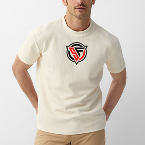 Custom Men's Oversize 100% Cotton Hip Hop <b>T</b>-<b>Shirt</b> 280 Gsm Plain <b>White</b> Basic Screen & <b>Blank</b> Printing Option - Product Image 2