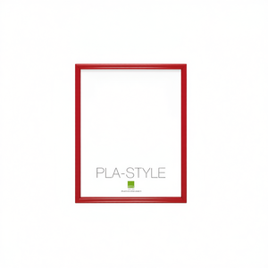 BASIC PLA STYLE Glossy Red <b>Plastic</b> <b>Frame</b> 24x30cm for Bubola & Naibo Product Category <b>Plastic</b> <b>Frames</b> RO 09 PLA01 - Product Image 2