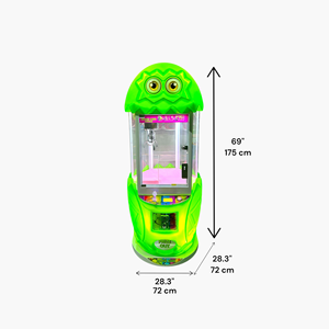 Máquina de garras para huevos mágicos operada con monedas, máquina de muñecas verde/roja 110V - Product Image 2
