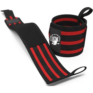 High Quality Elastic <b>Knee</b> Wraps Gym Training Comfortable Cotton Straps Custom Logo Breathable Fitness Body Building - Product Image 1