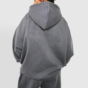 Sudaderas con capucha para mujer, jersey de gran tamaño, Sudadera con capucha, informal, de algodón, Polar, estilo básico, manga larga, ropa cálida de invierno - Product Image 3