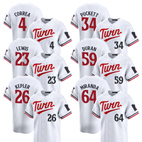 Maillot de baseball unisexe Minnesota Home Limited 2025 – Personnalisable, imprimé par transfert thermique, uniformes et logos, grandes tailles, court et respirant