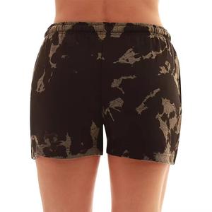 Shorts en coton décontractés pour femmes de qualité supérieure fermeture à la taille élastique taille confortable tissu polyester français solide personnalisable - Product Image 4