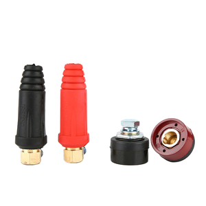 ST Tig Mig nhanh chóng cắm DKJ10-25 35-50 50-70 Đen EURO 1 cặp cáp nối cắm cho Tig Máy hàn ổ cắm nhanh chóng kết nối - Product Image 1