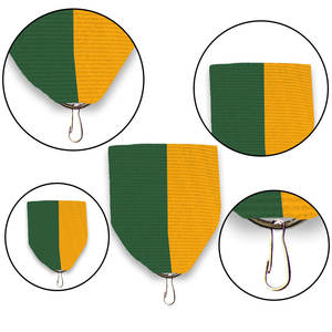 OEM Ruban Prix Médaille Drapé Pays Drapeau Couleurs Rubans Haute Qualité Drapé Miniature Ruban - Product Image 5