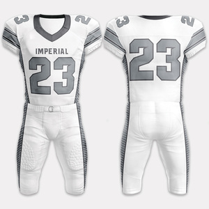 Ensemble d'uniformes de football américain pour jeunes avec maillot et pantalon personnalisés, conçus pour des performances améliorées pour les équipes compétitives - Product Image 4