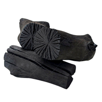 Charbon de bois naturel de mangrove coupé en bûches Viet Argo pour grillades, chauffage, briquettes de chicha noires, longue durée, haute chaleur, 25 cm