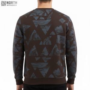 Sudadera de Forro Polar de Alta Calidad para Hombre, Poliéster/Algodón, Antiarrugas, Cuello Redondo, Manga Larga, Jersey de Invierno - Venta al por Mayor Personalizada - Product Image 5