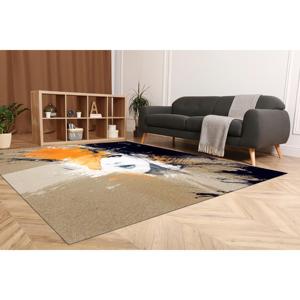 Tapis imprimé moderne avec portrait de femme abstraite, décoration de bureau antidérapante, tapis en velours de luxe - Product Image 1