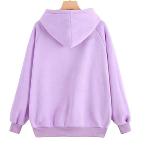 <b>Top</b> Trending Winter Women's Hooded Oversized Cotton Eco-Friendly Drop-shoulder Hoodie with Custom Logo and Printed Design - Product Image 3