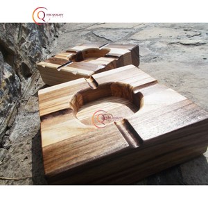 Maravilloso Cenicero de decoración de barra de madera, decoración de mesa, soporte para cenizas, Cenicero resistente al óxido, accesorios para fumar en el hogar y el Hotel, gran oferta - Product Image 2