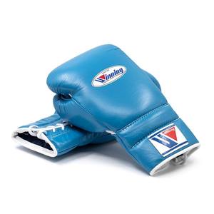 ผู้ผลิตขายส่ง ถุงมือชกมวยแบบกำหนดเอง ถุงมือชกมวยสีฟ้าสำหรับฝึกซ้อมและแข่งขัน อุปกรณ์ชกมวย - Product Image 2