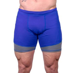 Men's Compression Base <b>Layer</b> Fitness Yoga Wear 2026 Design Breathable Anti-Wrinkle <b>Mid</b> Waist Quick Dry Performance Solid Shorts - Product Image 1