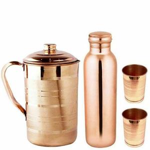 Botella de Cobre Ecológica a Prueba de Fugas con Gran Capacidad para un Estilo de Vida Consciente de la Salud - Product Image 1