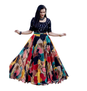 Vente chaude Designer Nuptiale Lehnga Choli pour Fête De Mariage Porter 2023 Lahnga Choli Inde Robe Indien Pakistanais Vêtements - Product Image 1