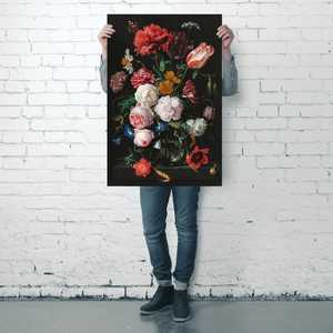 Impresión artística de Jan Davidsz De Heem, exquisito bodeguillo con flores - Product Image 4