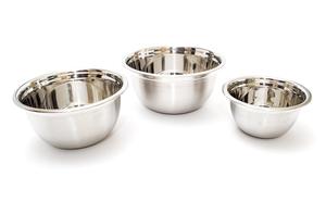 Ensemble de bols allemands en acier inoxydable argenté poli 0.75qt 1.5qt 3qt 5qt 8qt mélange solide pour soupe à grand plat d'Europe Commande minimum 24 pièces - Product Image 5