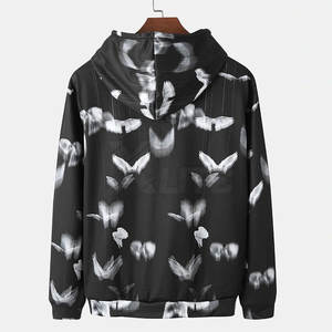 Sweat à capuche décontracté élégant pour homme, hiver, sublimation, tissu en polaire doux, coupe confortable, séchage rapide, design streetwear pour l'extérieur - Product Image 2