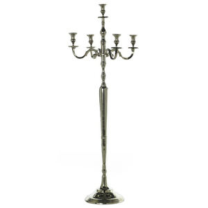 Bougeoir élégant en or fait à la main parfait pour la décoration de table de mariage et la décoration intérieure moderne Bougeoir élégant - Product Image 2