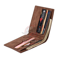 Dompet Kulit Pria Berkualitas Tinggi Harga Murah Grosir Terlaris Desain Terbaru Layanan OEM Dompet Kulit Pria