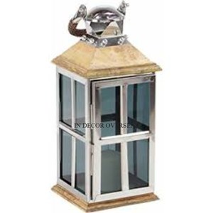 Eye Catching Look Top Quality Metal Wooden And Clear Glass Made Wedding Decorative <b>Candle</b> <b>Holder</b> <b>Lantern</b> In Impressive Price - Product Image 1