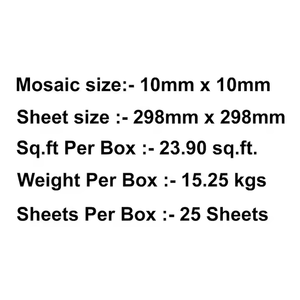 Pièces de mosaïque coupées à la main pour un design intérieur élégant Carrelage de verre décoratif Mural Résistant à l'eau Écologique pour appartement - Product Image 3