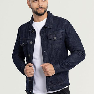 Veste en jean pour homme de haute qualité, personnalisable, service OEM, respirante et écologique, pour l'hiver 2024 - Product Image 3