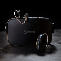 Aide auditive numérique Widex Moment Sheer RIC MRR4D 110 Mini avec Bluetooth, vente flash, rechargeable, charge sans fil, type CIC