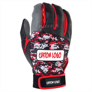 Guantes de bateo de béisbol de fabricante profesional Guantes de pelota base transpirables antideslizantes en todos los tamaños Material personalizado disponible - Product Image 4