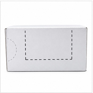 Boîte d'expédition carrée en carton ondulé écologique avec logo personnalisé, gaufrage UV, recyclable, pour la mode, fabriquée au Vietnam - Product Image 1